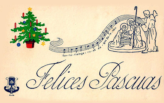 España-1960s-Felices-Pascuas-navideñas-con-música