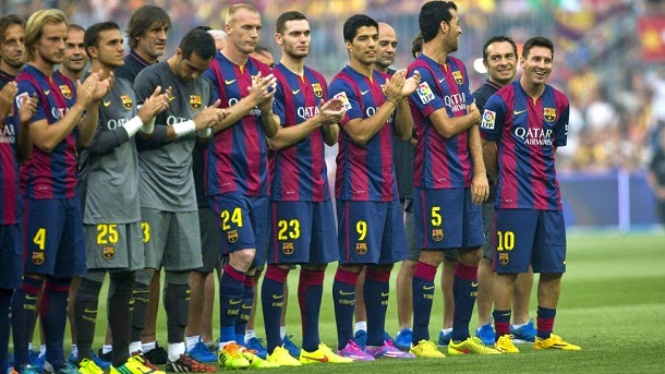 Presentación del FC Barcelona 2014-2015