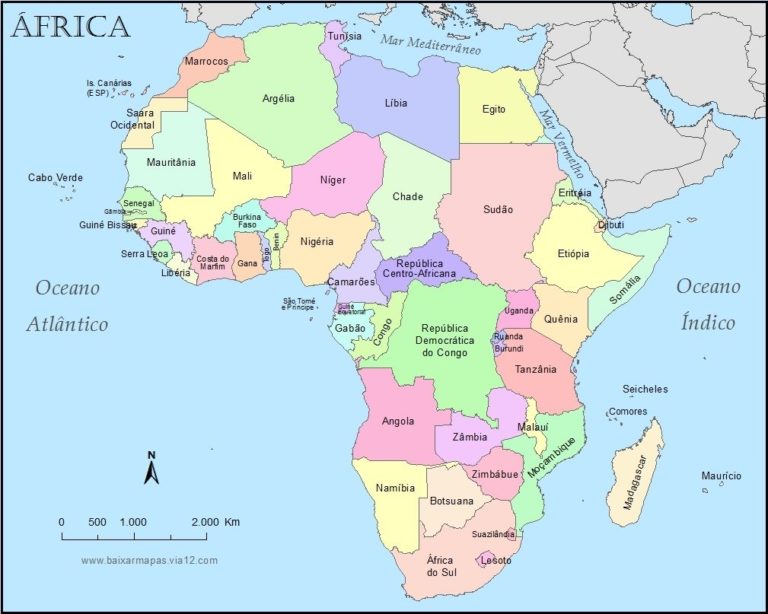 Información E Imágenes Con Mapas De África Y Paises Fisicos Políticos 0972