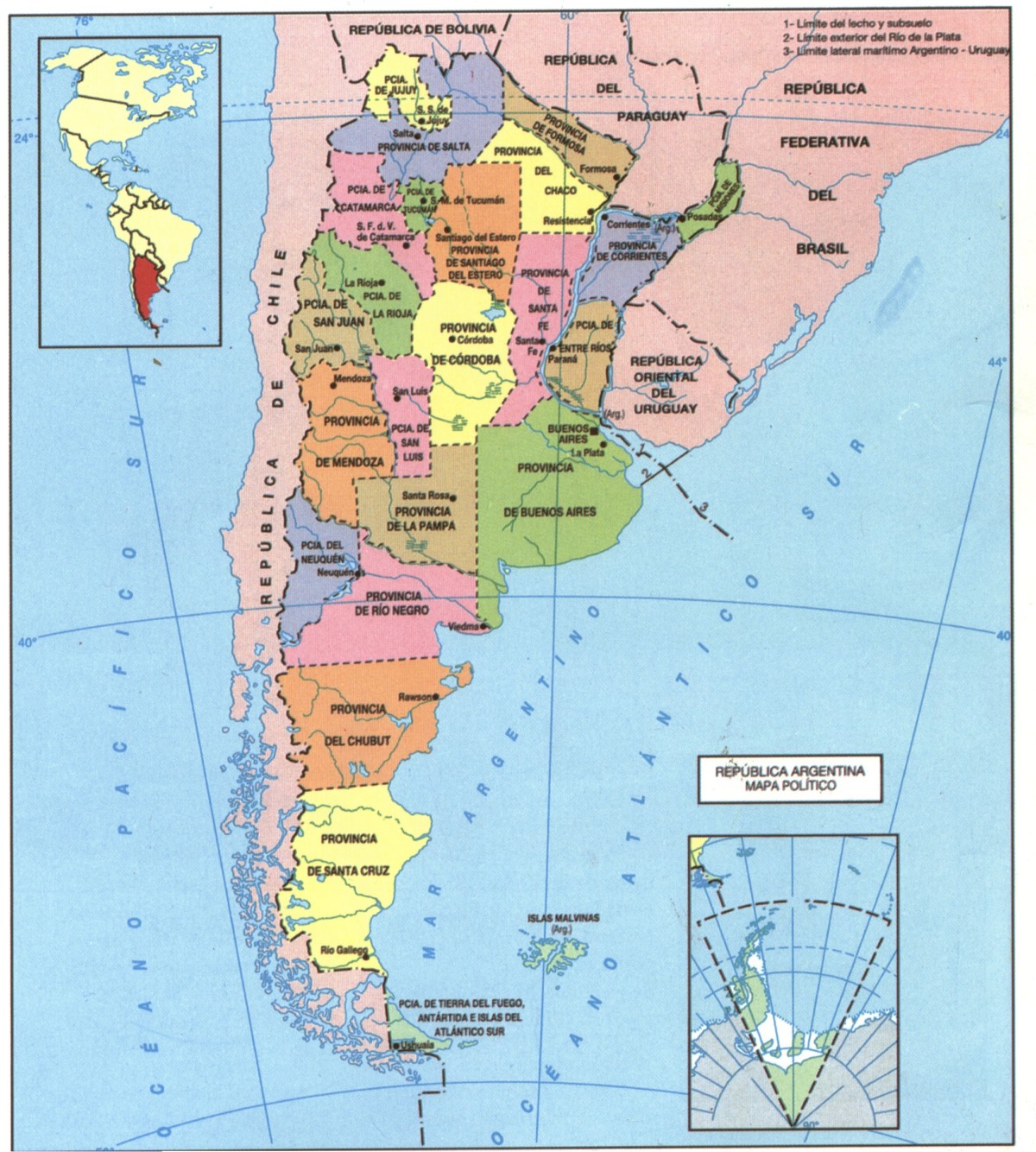Mapas De Argentina Político Y Físico Para Descargar E Imprimir 7013