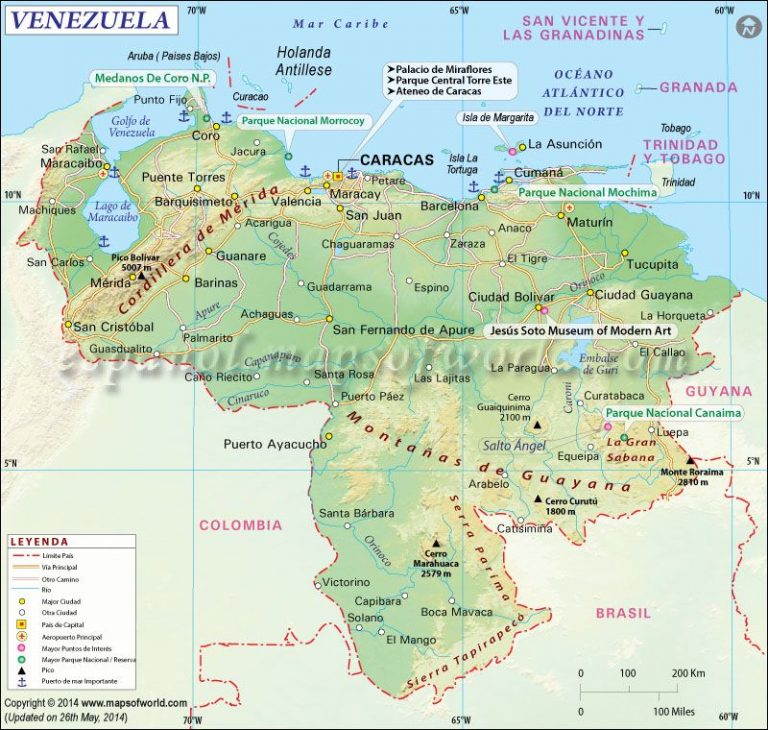 Mapas De Venezuela Politico Y Fisico Para Descargar E Imprimir Images 6699