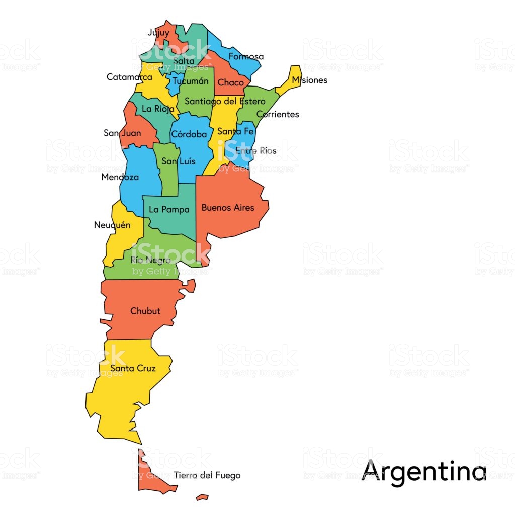 Mapa De Argentina Con Nombres Provincias Y Capitales 【para Descargar E Imprimir】 7807