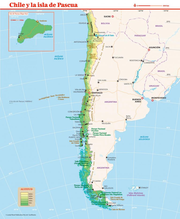 Mapa De Chile Con Nombres Regiones Y Capitales 【para Descargar E Imprimir】 8026