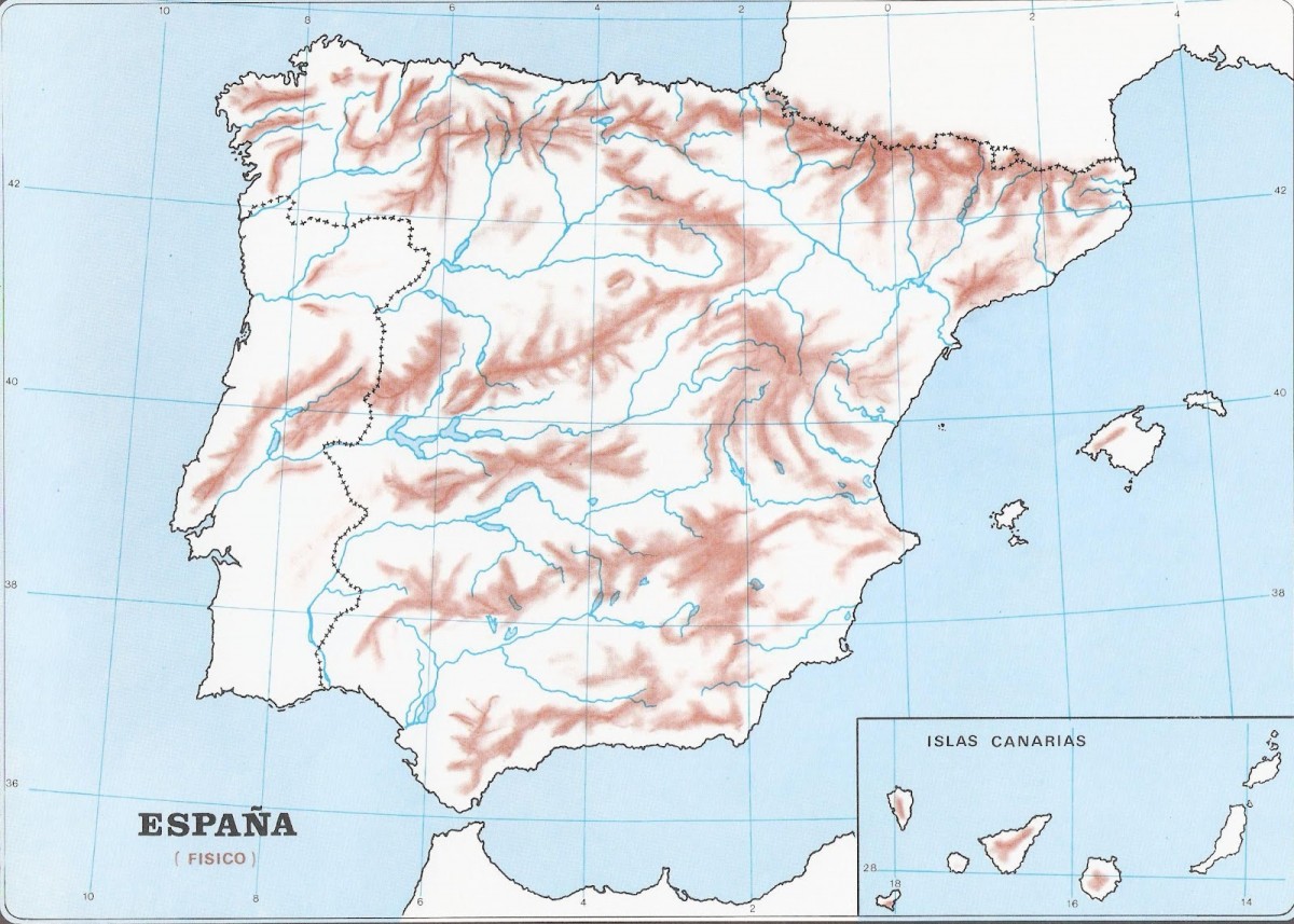 Mapa de España con Nombres, Comunidades y Provincias 【Para Descargar e