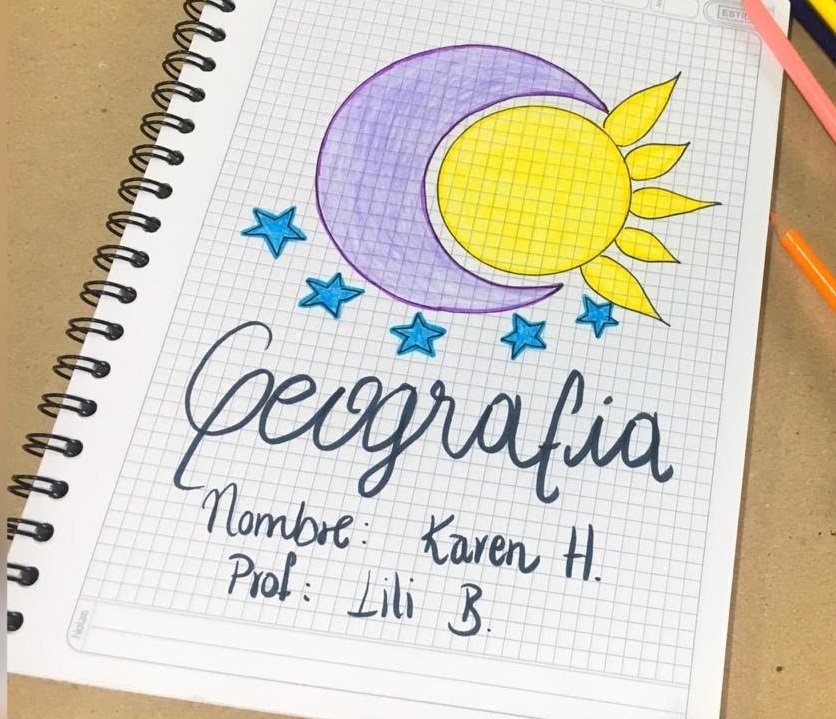 Portadas De Geografía, Diseños Bonitos, Ideas Fáciles Y Dibujos