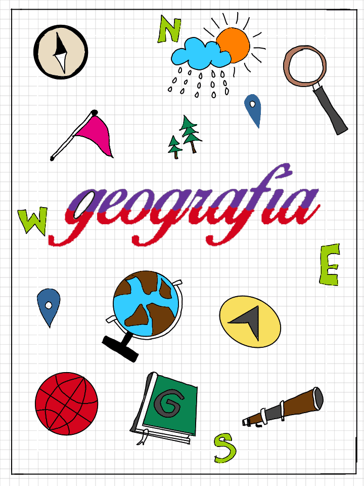 Portadas De Geografía, Diseños Bonitos, Ideas Fáciles Y Dibujos